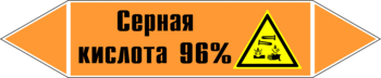 Маркировка трубопровода "серная кислота 96%" (k24, пленка, 126х26 мм)" - Маркировка трубопроводов - Маркировки трубопроводов "КИСЛОТА" - Магазин охраны труда и техники безопасности stroiplakat.ru