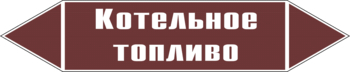 Маркировка трубопровода "котельное топливо" (пленка, 252х52 мм) - Маркировка трубопроводов - Маркировки трубопроводов "ЖИДКОСТЬ" - Магазин охраны труда и техники безопасности stroiplakat.ru