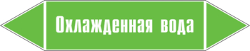 Маркировка трубопровода "охлажденная вода" (пленка, 126х26 мм) - Маркировка трубопроводов - Маркировки трубопроводов "ВОДА" - Магазин охраны труда и техники безопасности stroiplakat.ru